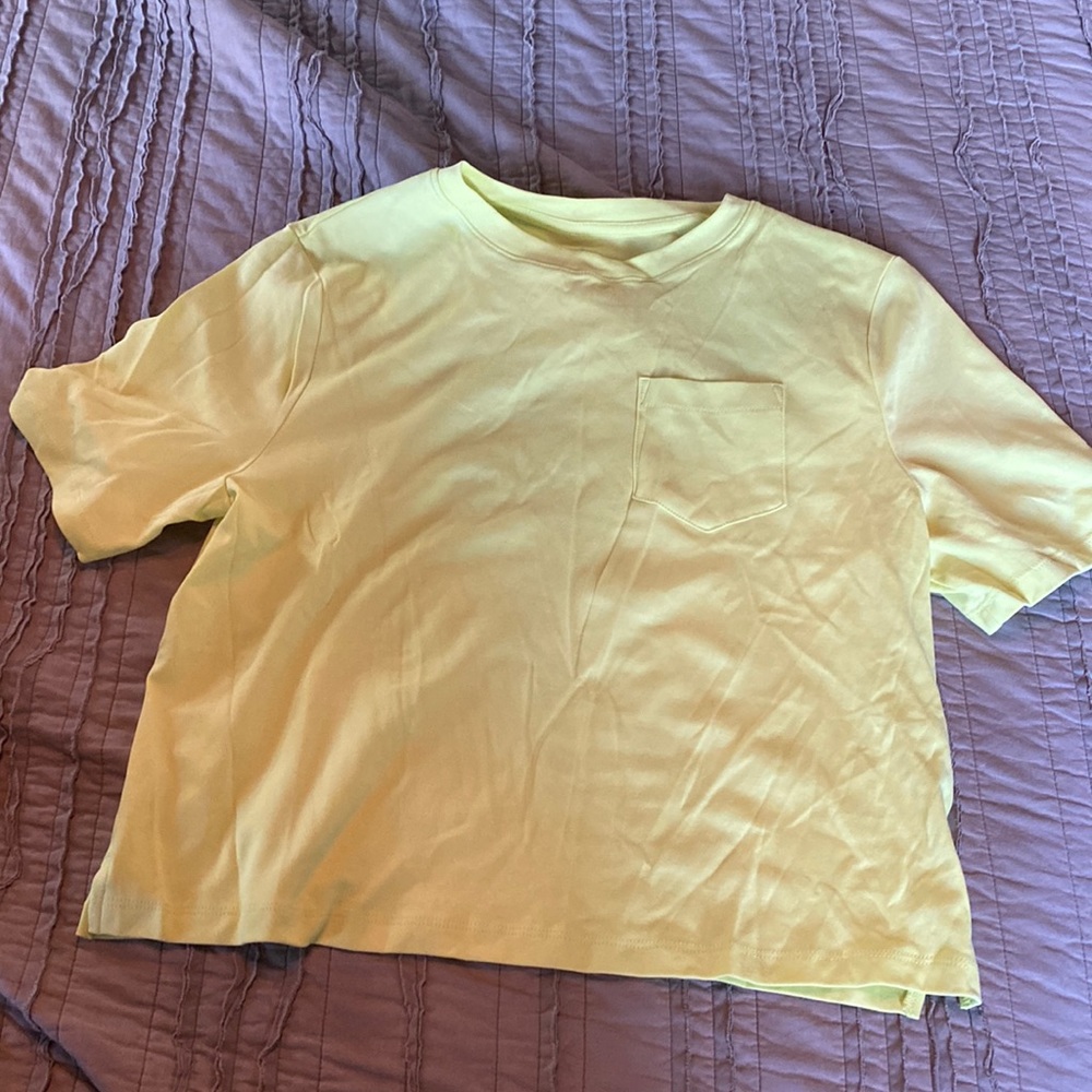 A New Day boxy tee with pocket.